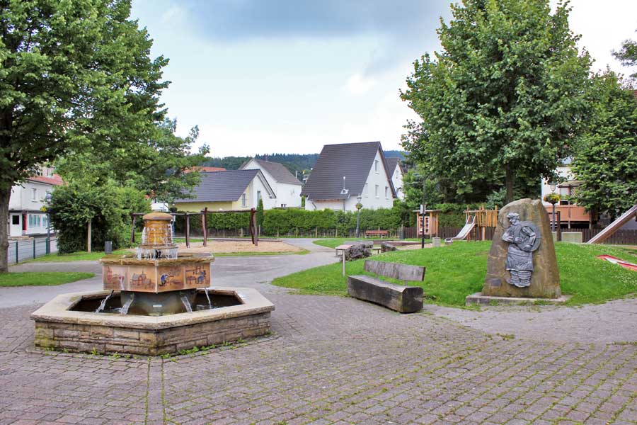 Dorfplatz in Ihmert